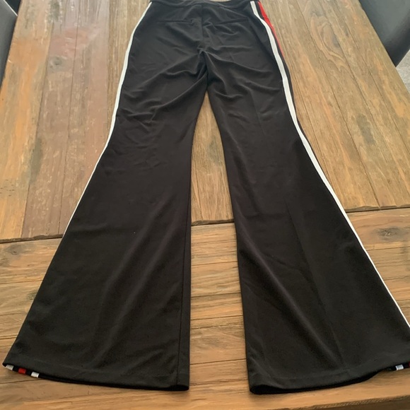 Black Flare Pants With Red Stripe Akira Small - Picture 7 of 9